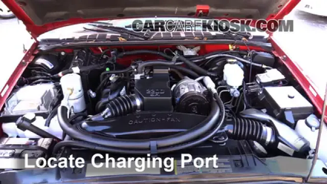 2003 Chevrolet S10 2.2L 4 Cyl. Standard Cab Pickup (2 Door) Air Conditioner Recharge Freon